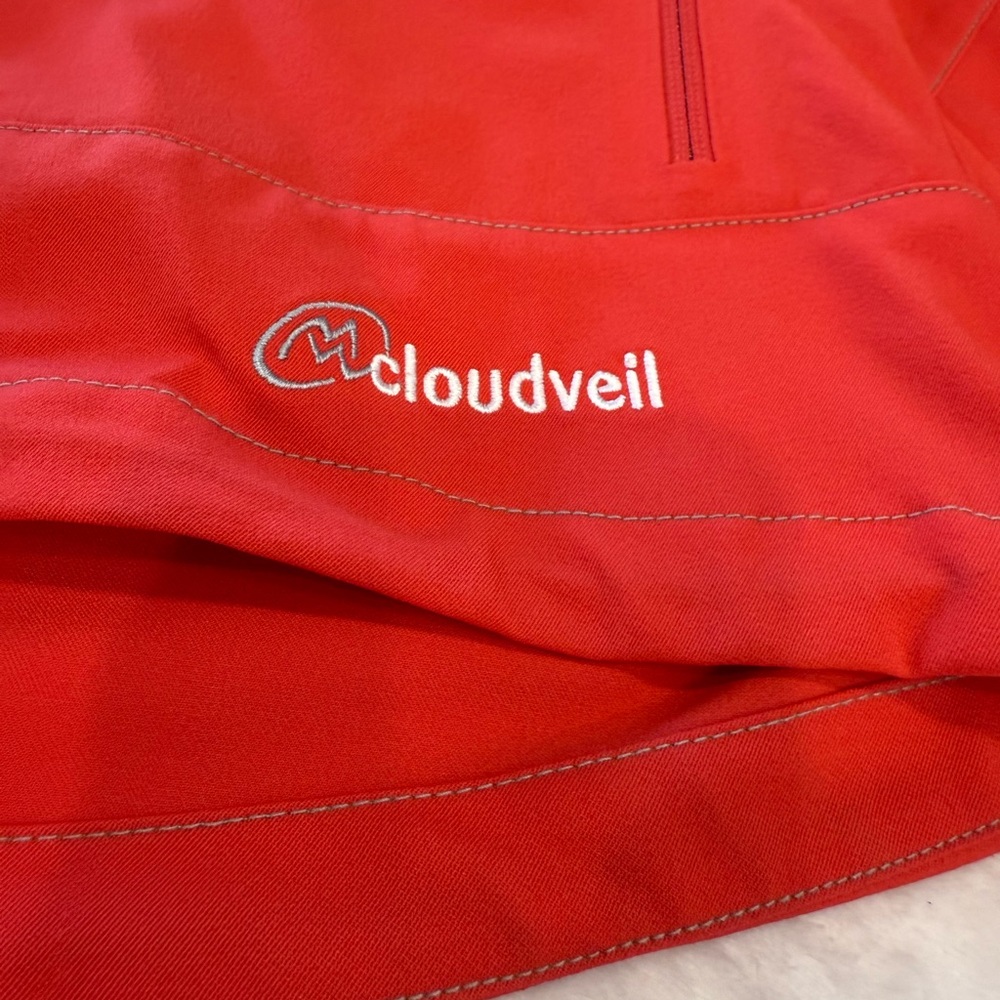 Cloudveil Red Performance Jacket Zip Front High N… - image 6